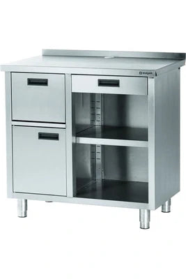 Machine à café encastrable Stalgast Table - - - Inox 1000x700x1000mm